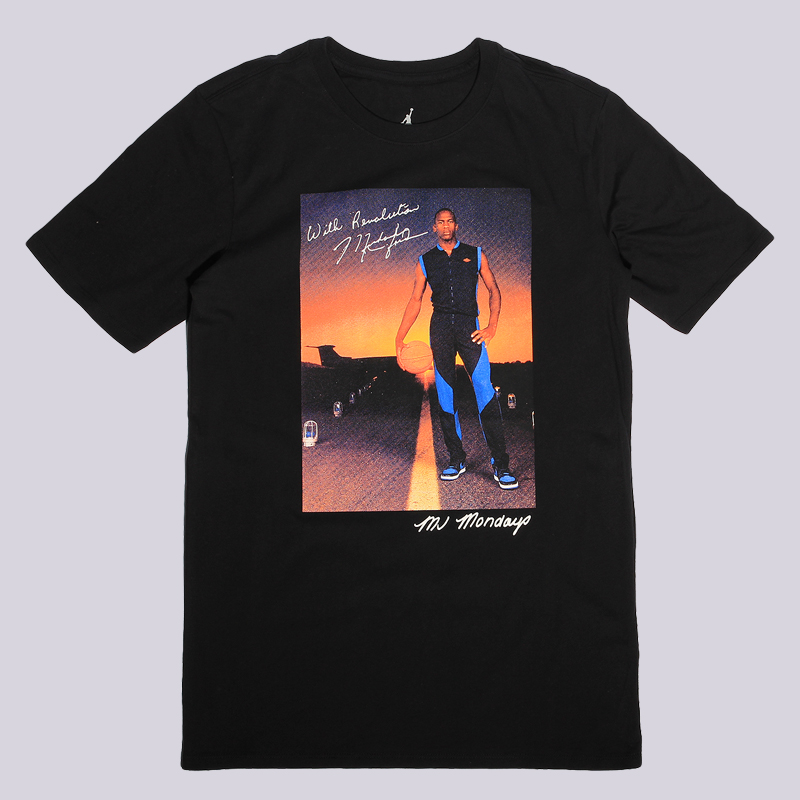 мужская черная футболка Jordan Monday's Tee 801603-010 - цена, описание, фото 1